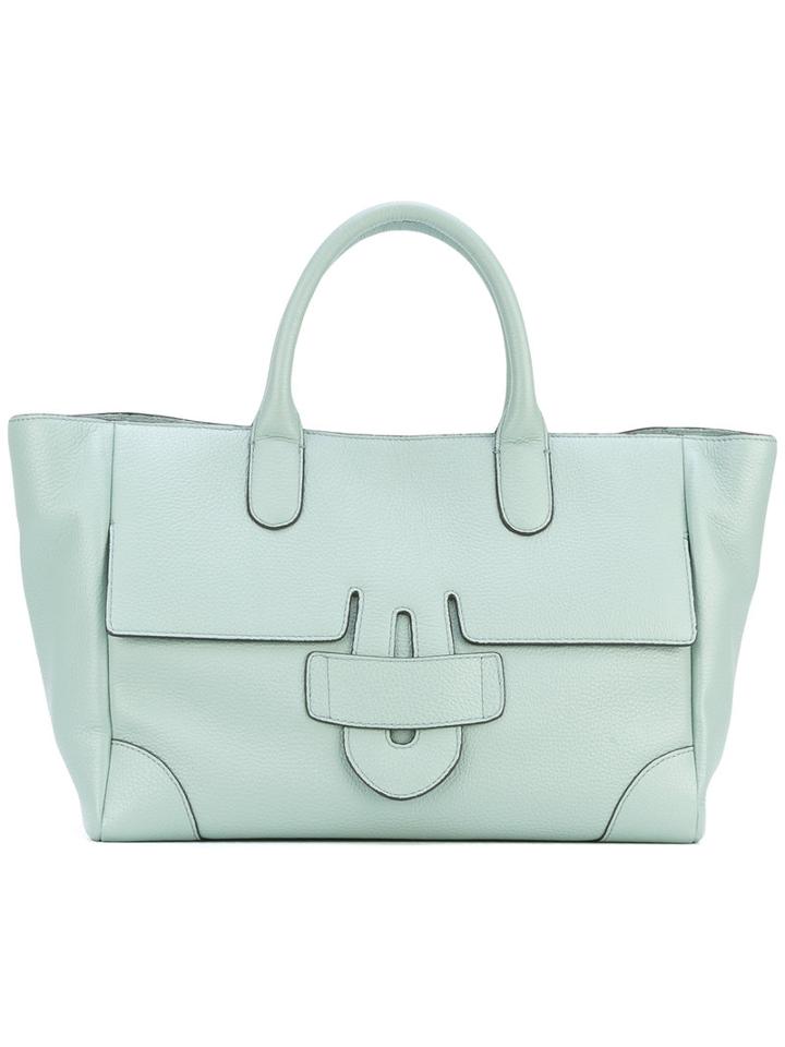 Tila March - Zelig Tote - Women - Leather - One Size, Green, Leather