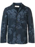 Universal Works Flower Print Shirt Jacket - Blue