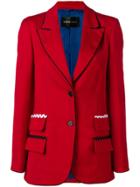 Stine Goya Single Breasted Blazer - Red
