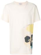 Alexander Mcqueen Skull Print T-shirt - Nude & Neutrals