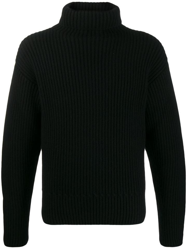 Tom Ford Cashmere Roll Neck Jumper - Black