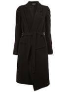Ann Demeulemeester Notched Lapel Belted Coat