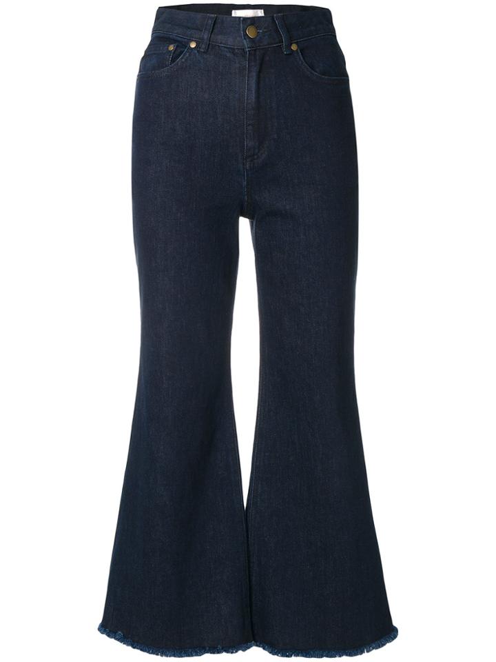 Zimmermann Cropped Jeans - Blue