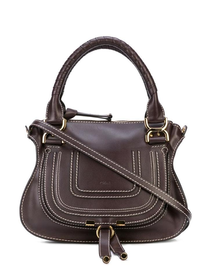Chloé Small Marcie Handbag - Brown