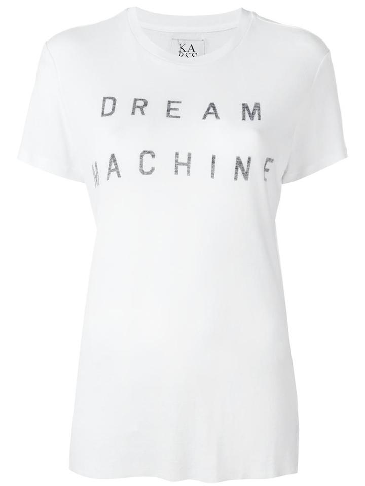 Zoe Karssen 'dream Machine' T-shirt, Women's, Size: Large, White, Cotton/modal