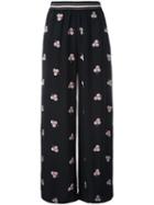 Vilshenko Rose Trousers, Women's, Size: 12, Black, Silk