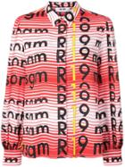 Msgm R19 Printed Shirt - Red