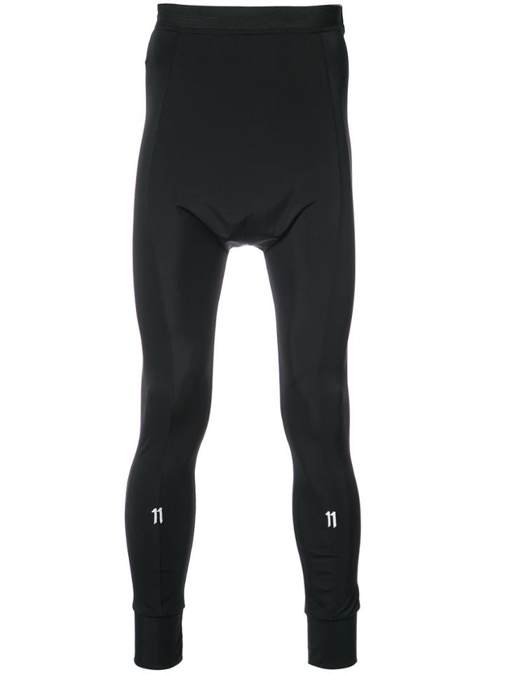 11 By Boris Bidjan Saberi Logo Leggings - Black