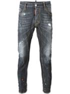 Dsquared2 'tidy Biker' Jeans, Men's, Size: 50, Black, Cotton/spandex/elastane