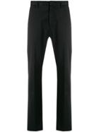 Z Zegna Straight-leg Tailored Trousers - Black