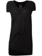 Rick Owens Biked T-shirt, Women's, Size: 40, Black, Silk/viscose