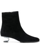 Nicole Saldaña Sculptural Heeled Boots - Black