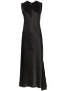 Ann Demeulemeester Magya Asymmetric Midi Dress - Black