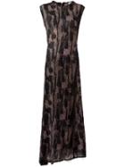 Damir Doma 'depp' Long Dress, Women's, Size: Xs, Black, Polyamide/virgin Wool