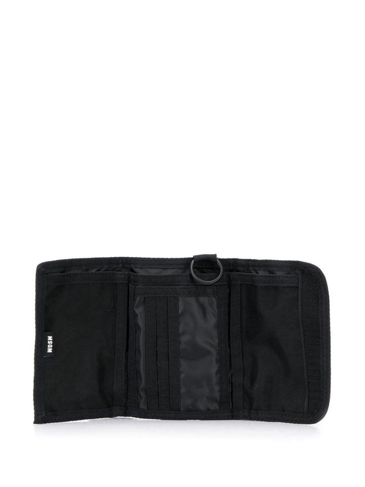 Msgm Textured Logo Two-toned Wallet