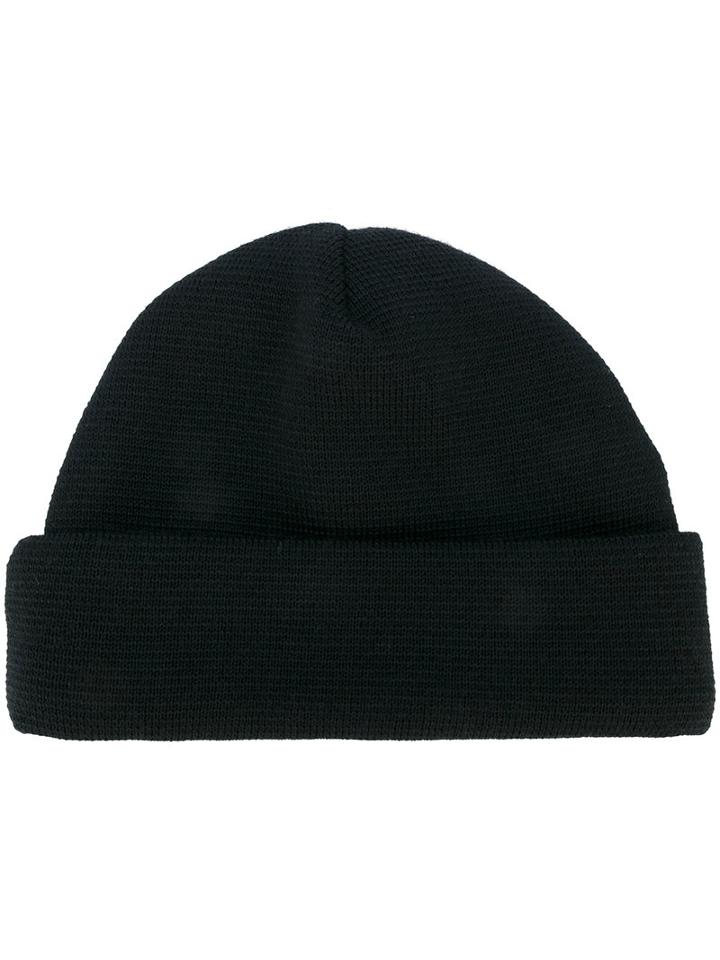 Études - Knitted Hat - Unisex - Virgin Wool - One Size, Black, Virgin Wool