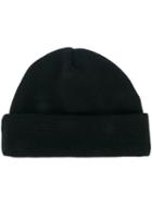 Études - Knitted Hat - Unisex - Virgin Wool - One Size, Black, Virgin Wool
