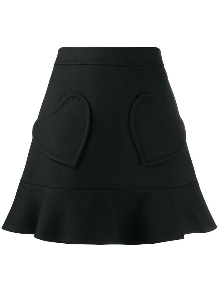 Red Valentino Red Valentino Heart-pocket Skirt - Black