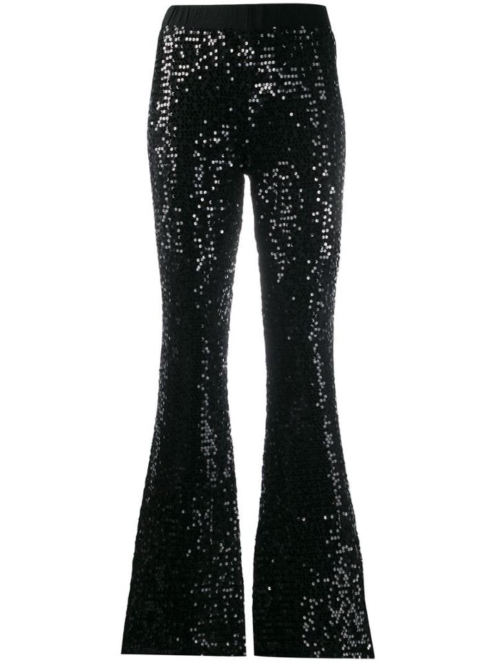 P.a.r.o.s.h. Runway Sequin Trousers - Black