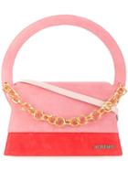 Jacquemus Structured Tote Bag With Gold Chain - Multicolour
