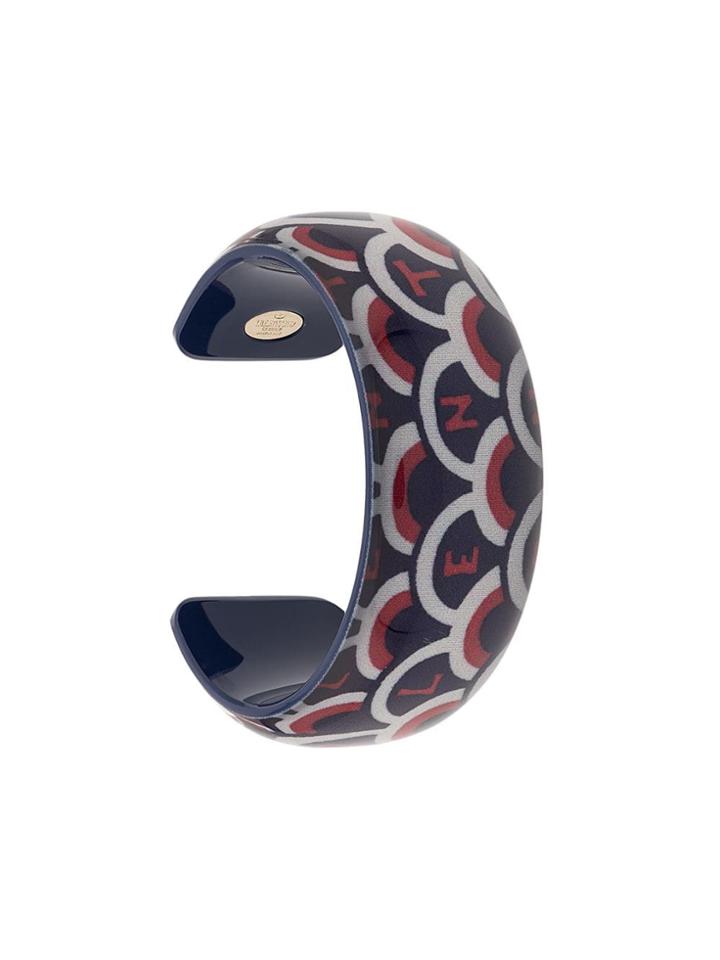 Valentino Valentino Garavani Logo Print Cuff - Blue