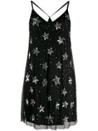 P.a.r.o.s.h. Galaxy Mini Dress - Black