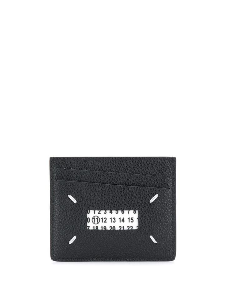Maison Margiela Clear Window Cardholder - Black