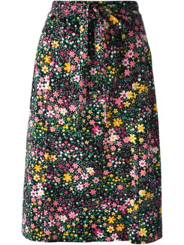 Luisa Spagnoli Vintage Floral Print Skirt
