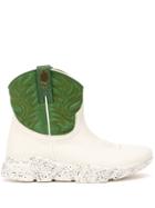 Texas Robot Western Sneaker Boots - White