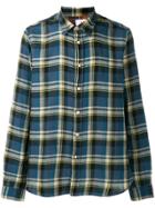 Ps Paul Smith Checked Shirt - Blue