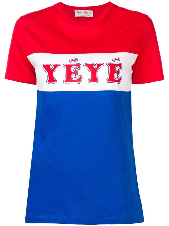 Être Cécile Printed T-shirt - Red