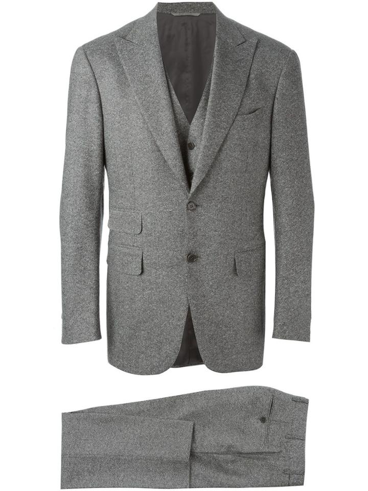 Canali Three Piece Suit - Grey