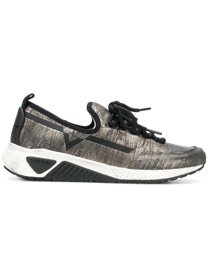 Diesel S-kby Sneakers - Metallic