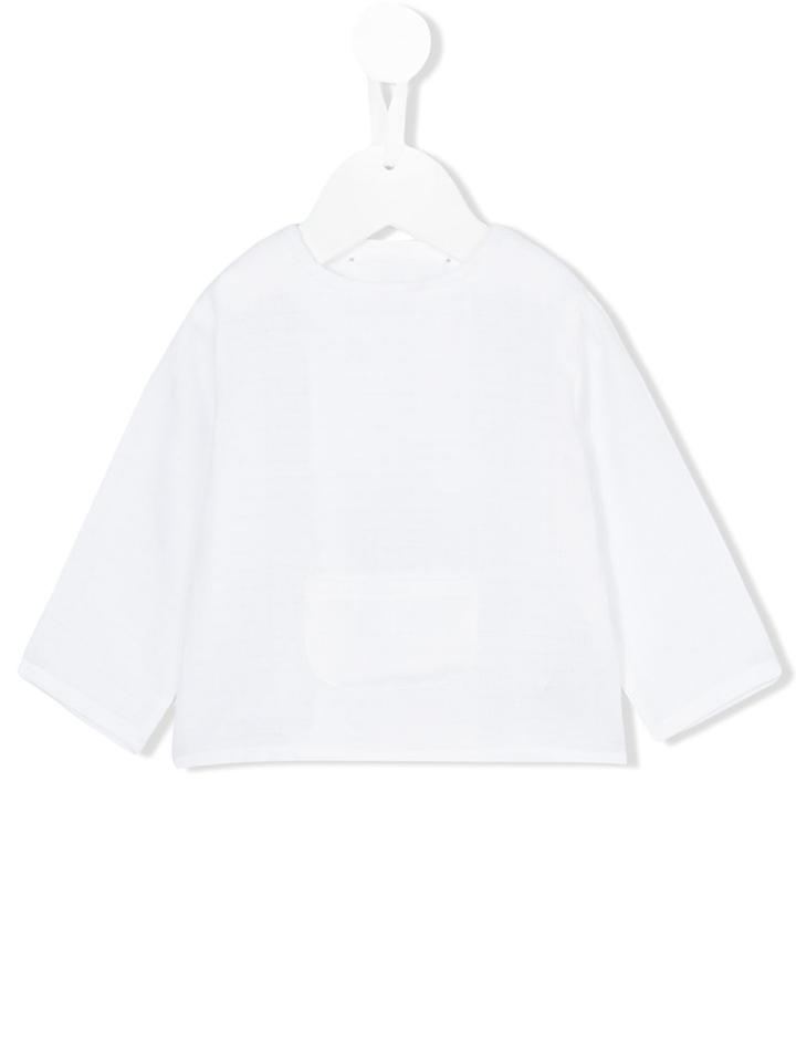 Violeta E Federico - Longsleeved T-shirt - Kids - Cotton/polyester - 6 Mth, White