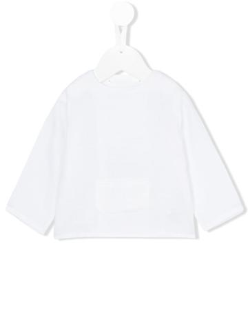 Violeta E Federico - Longsleeved T-shirt - Kids - Cotton/polyester - 6 Mth, White