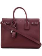 Saint Laurent Sac Du Jour Tote Bag - Red