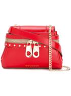 Twin-set Studded Belt Bag, Women's, Red, Leather