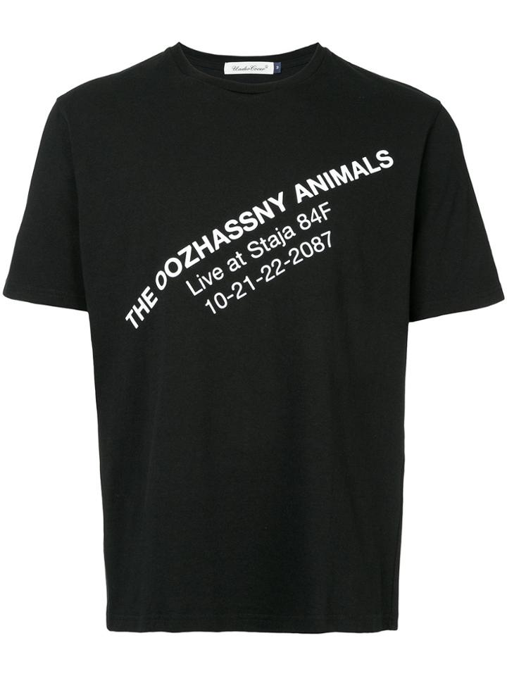 Undercover Oozhassny Animals T-shirt - Black