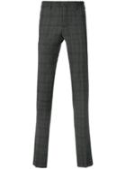 Etro Checked Trousers - Blue