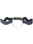 Roksanda Medium Slim Waves Belt - Blue