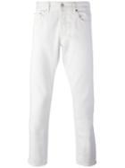 Ami Alexandre Mattiussi Ami Fit Jeans, Men's, Size: 29, White, Cotton