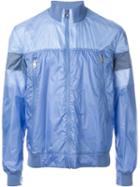 Moncler 'frares' Windbreaker Jacket, Men's, Size: 4, Blue, Cotton/polyamide