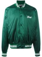 Gcds Raglan Sleeve Bomber Jacket, Men's, Size: Small, Green, Polyimide/polyester