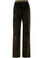 Etro Paisley Pattern High Waisted Trousers - Green