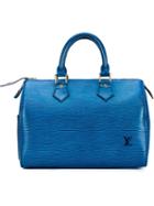 Louis Vuitton Vintage Textured Tote, Women's, Blue