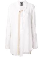 Ann Demeulemeester Long-sleeve Flared Blouse - White