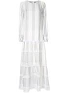 Bedouin Tiered Maxi Dress - White