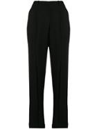 Vanessa Bruno Plain Straight Trousers - Black