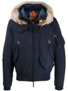 Parajumpers Faux Fur Hooded Jacket - Blue