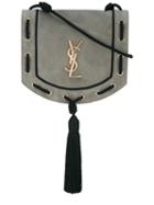 Saint Laurent - Tassel Satchel - Women - Leather - One Size, Grey, Leather